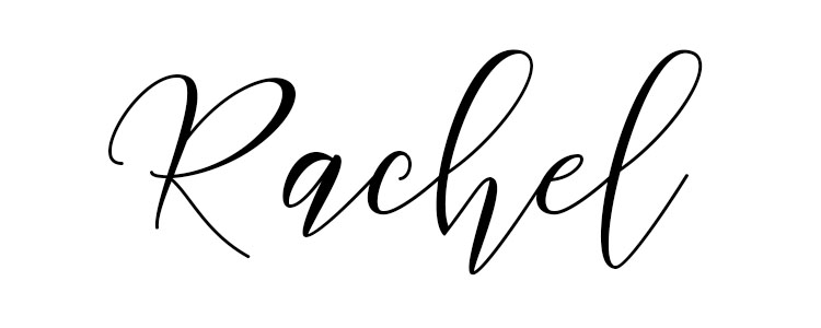 Rachel signature