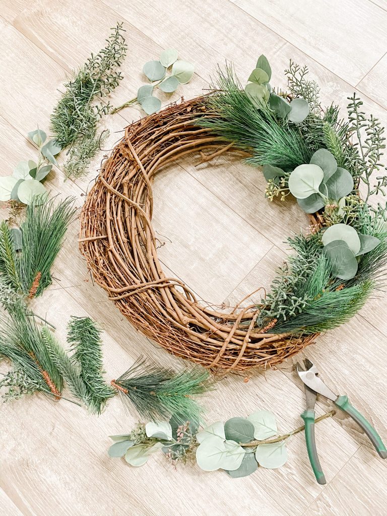 DIY winter wreath