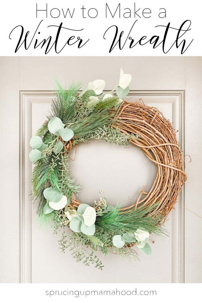 How to Make a Winter Wreath that can transition from Winter to Spring