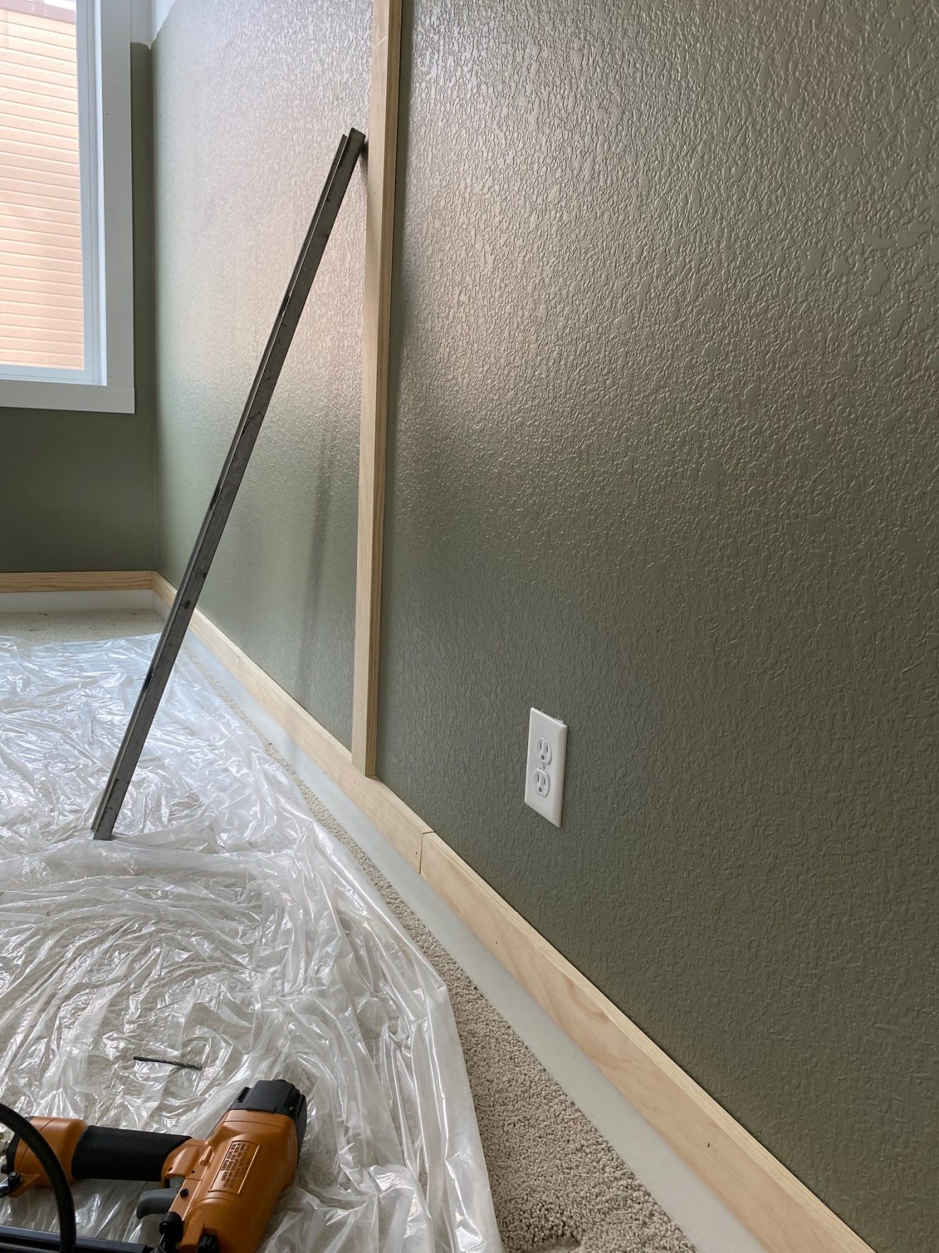 How To Install Simple Board and Batten Sprucing Up Mamahood