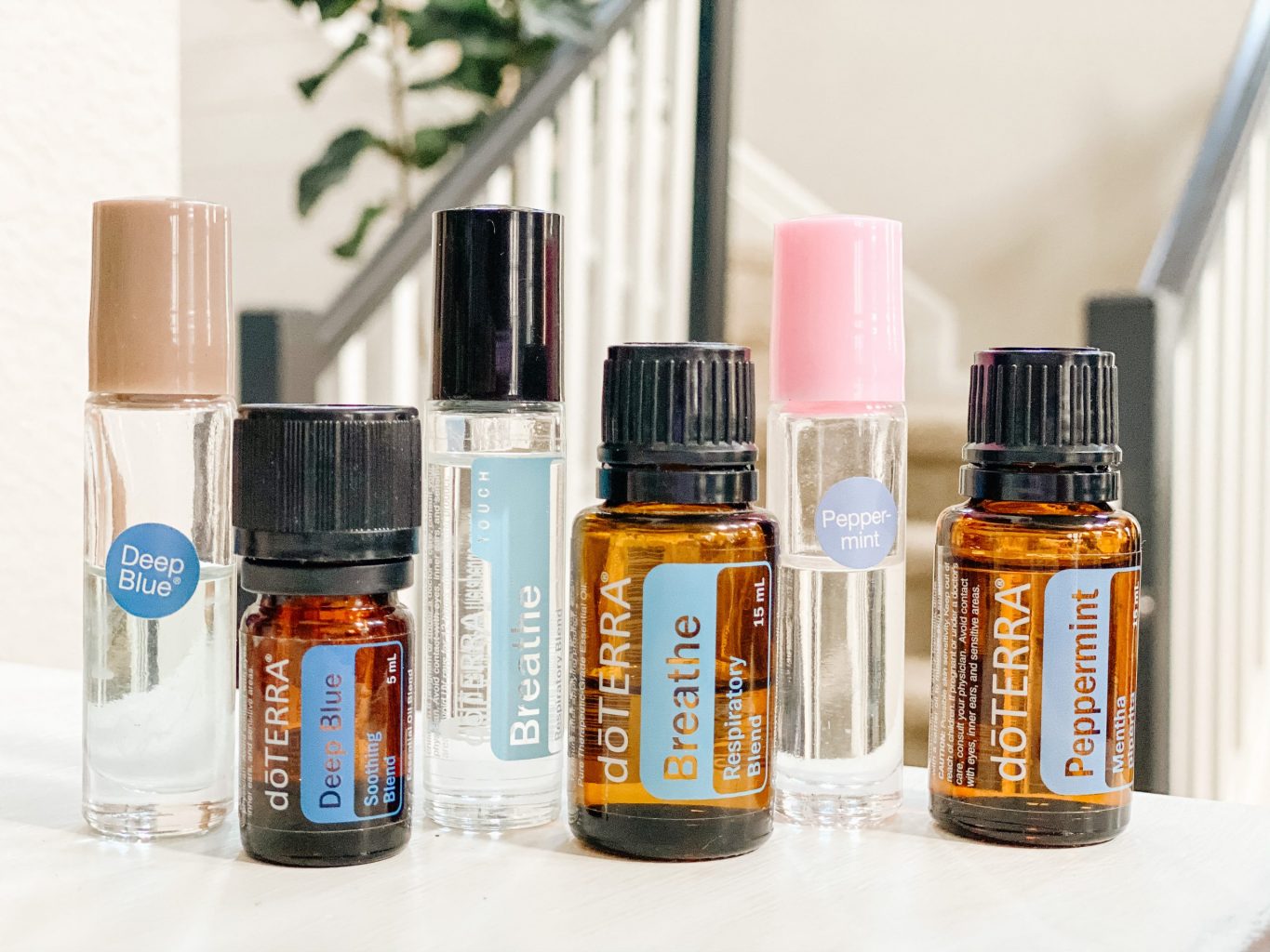 doterra essential oils and roller bottles