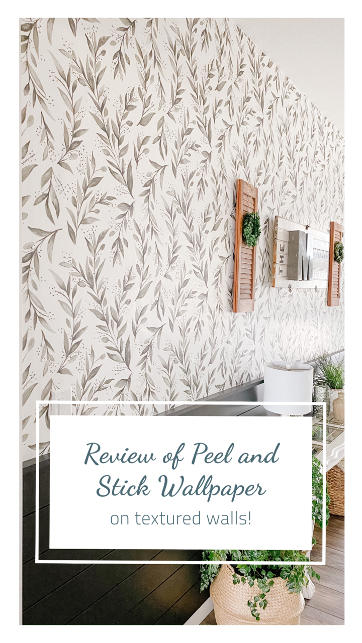 Yes… you can put #peelandstickwallpaper on textured walls! If you have, Peel And Stick Wall Paper