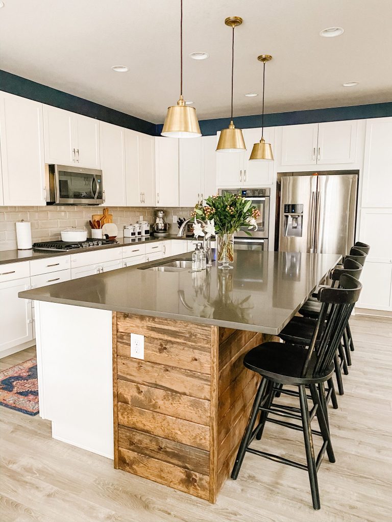 Kitchen Island Shiplap - Sprucing Up Mamahood