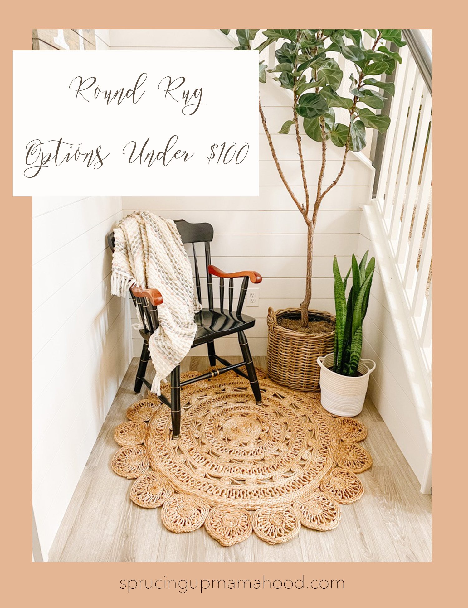 Friday Favs: Round Rug Options Under $100 - Sprucing Up Mamahood