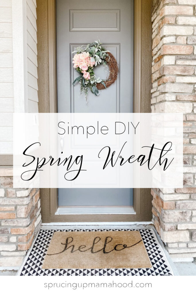 How to Make a Simple Spring Wreath