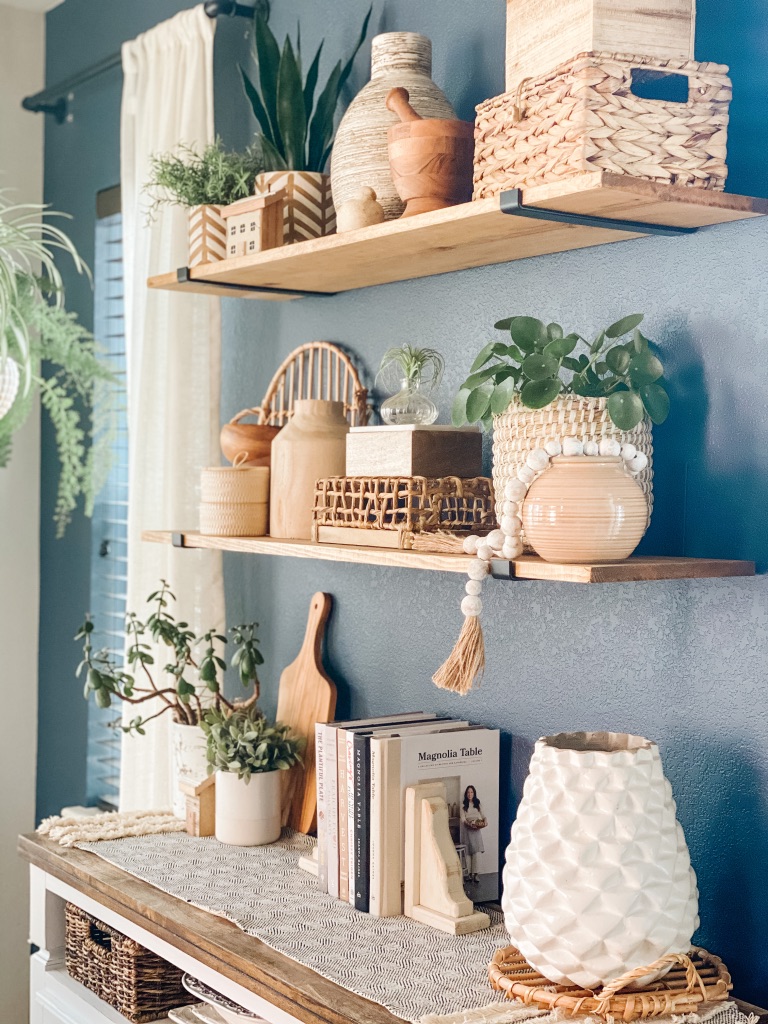 how to style shelves