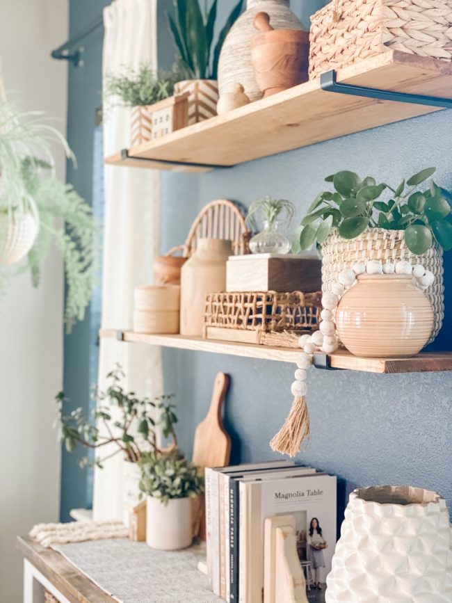 How to Decorate Open Shelves My Top 5 Tips! Sprucing Up Mamahood