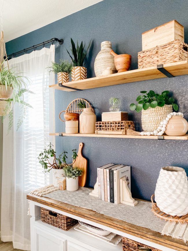 How to Decorate Open Shelves My Top 5 Tips! Sprucing Up Mamahood