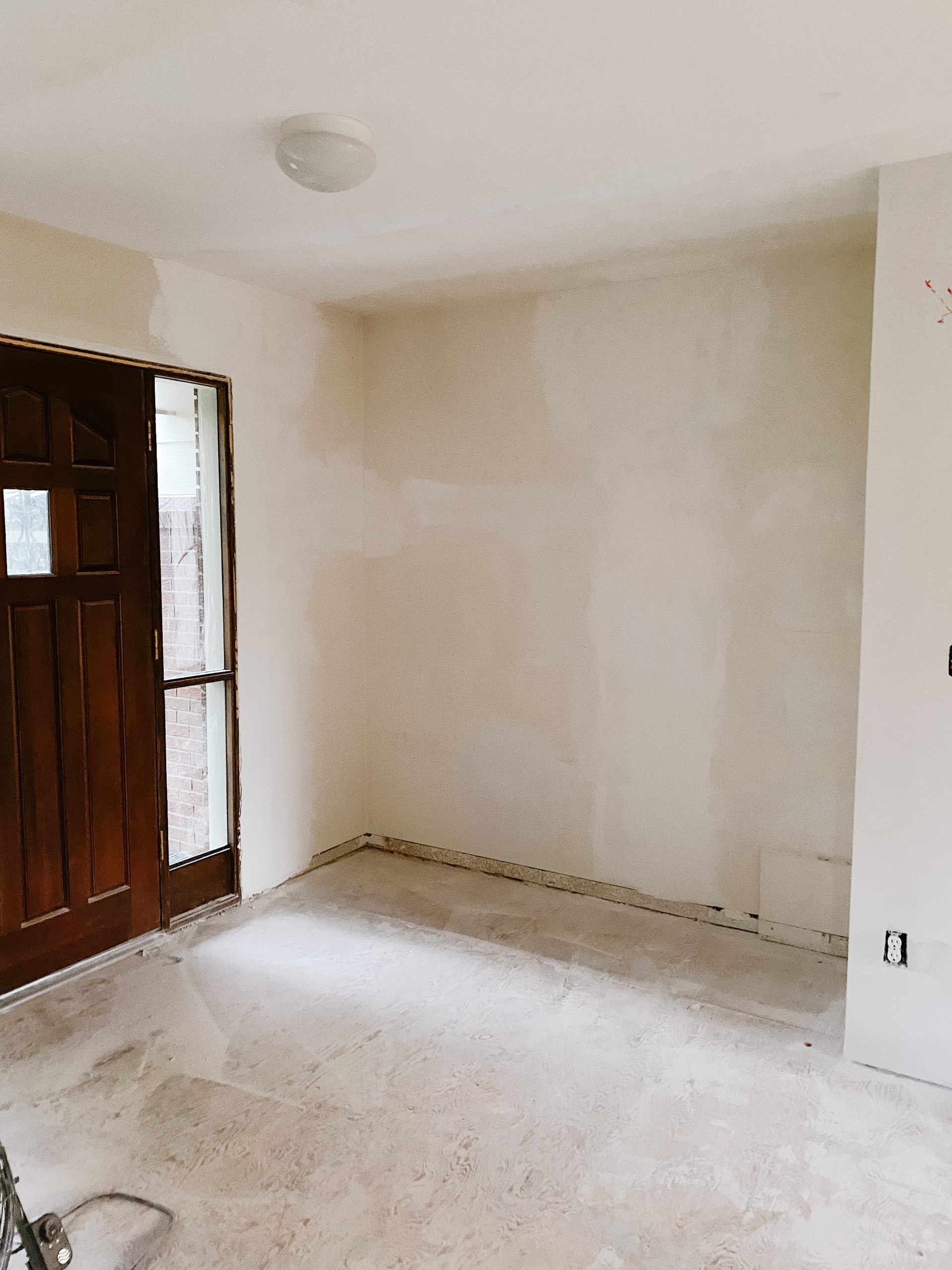 kitchen remodel progress