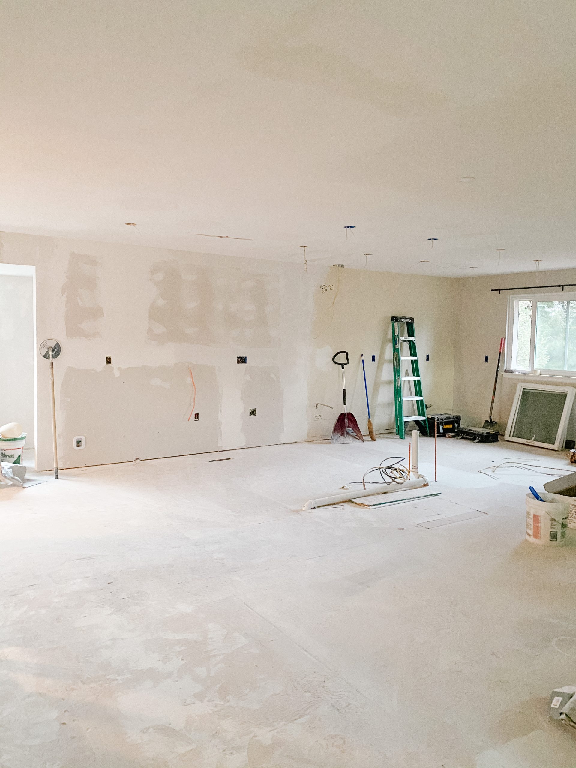 kitchen remodel progress