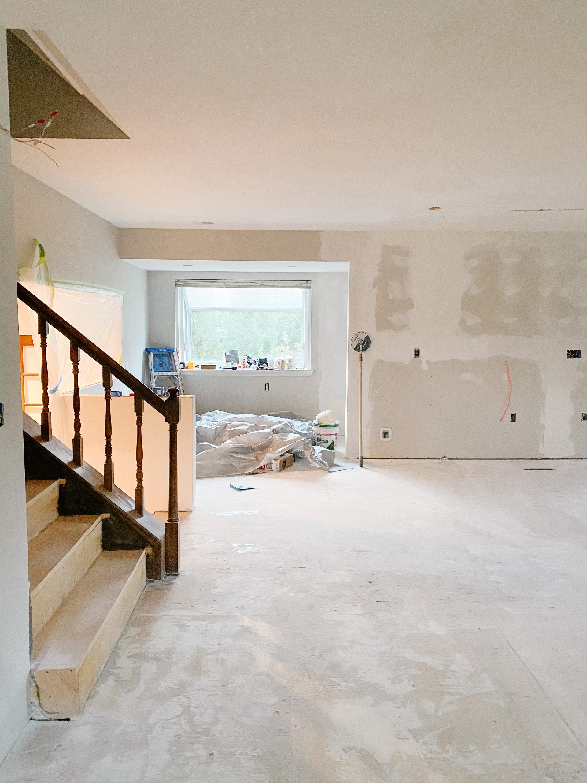 kitchen remodel progress