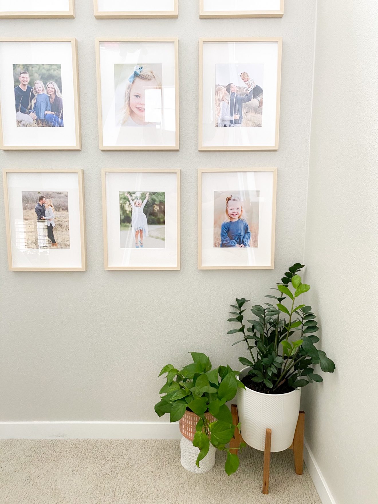 Symmetrical Gallery Wall Sprucing Up Mamahood