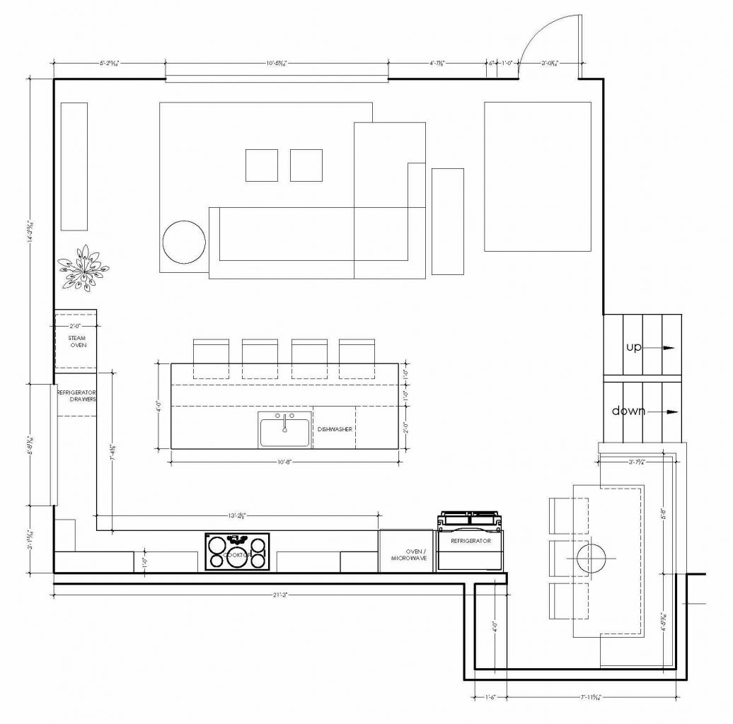 final kitchen layout