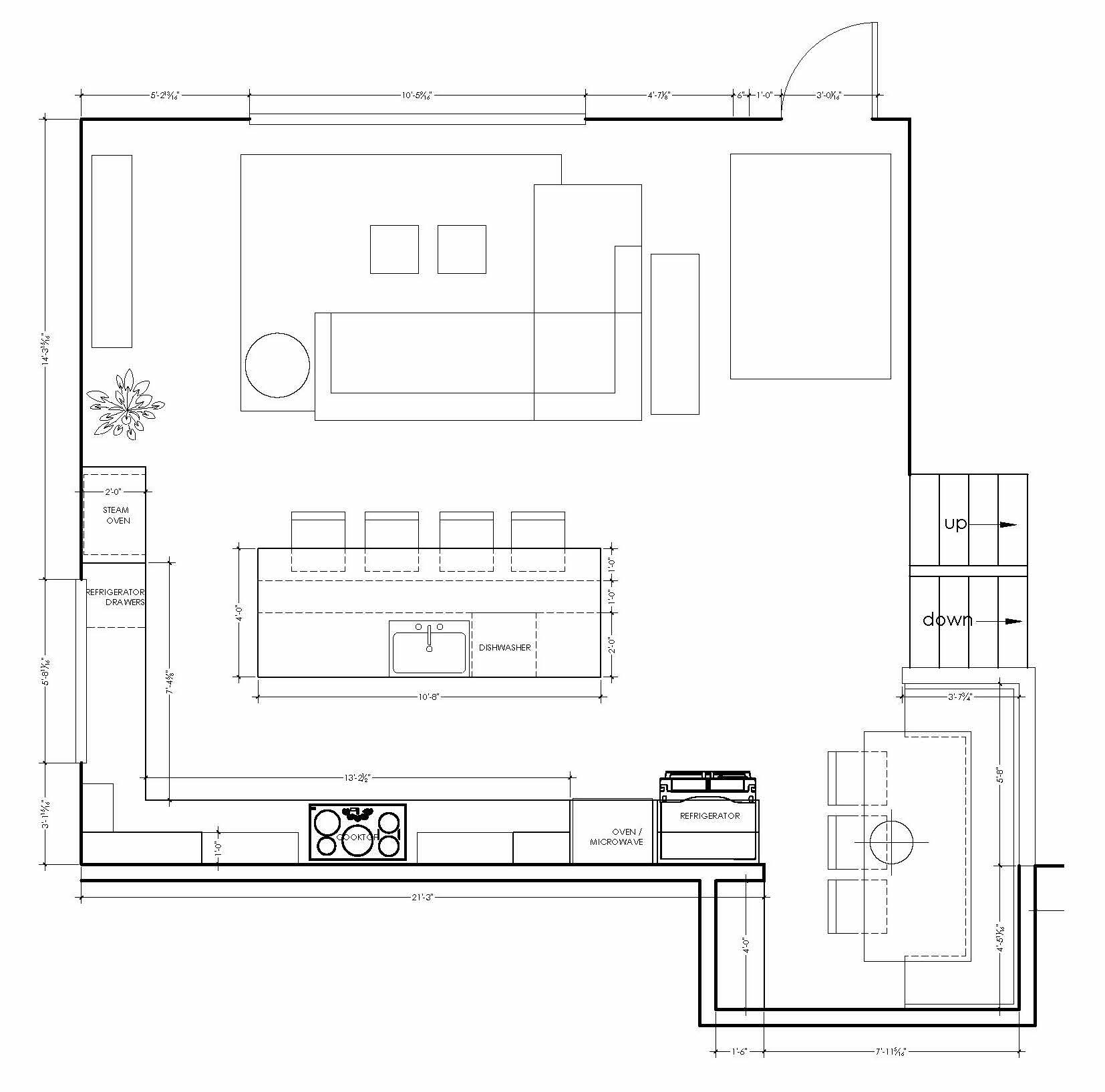 final kitchen layout