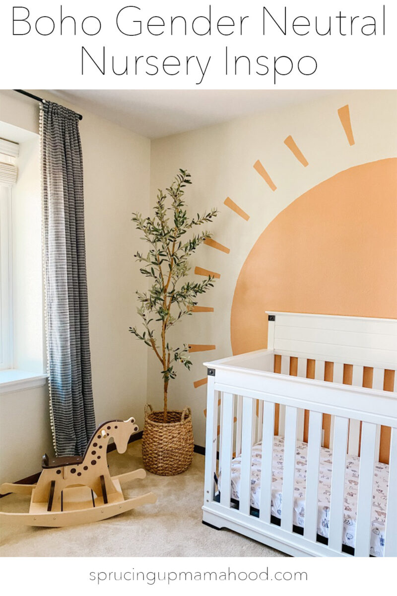 Boho Gender Neutral Nursery - Sprucing Up Mamahood