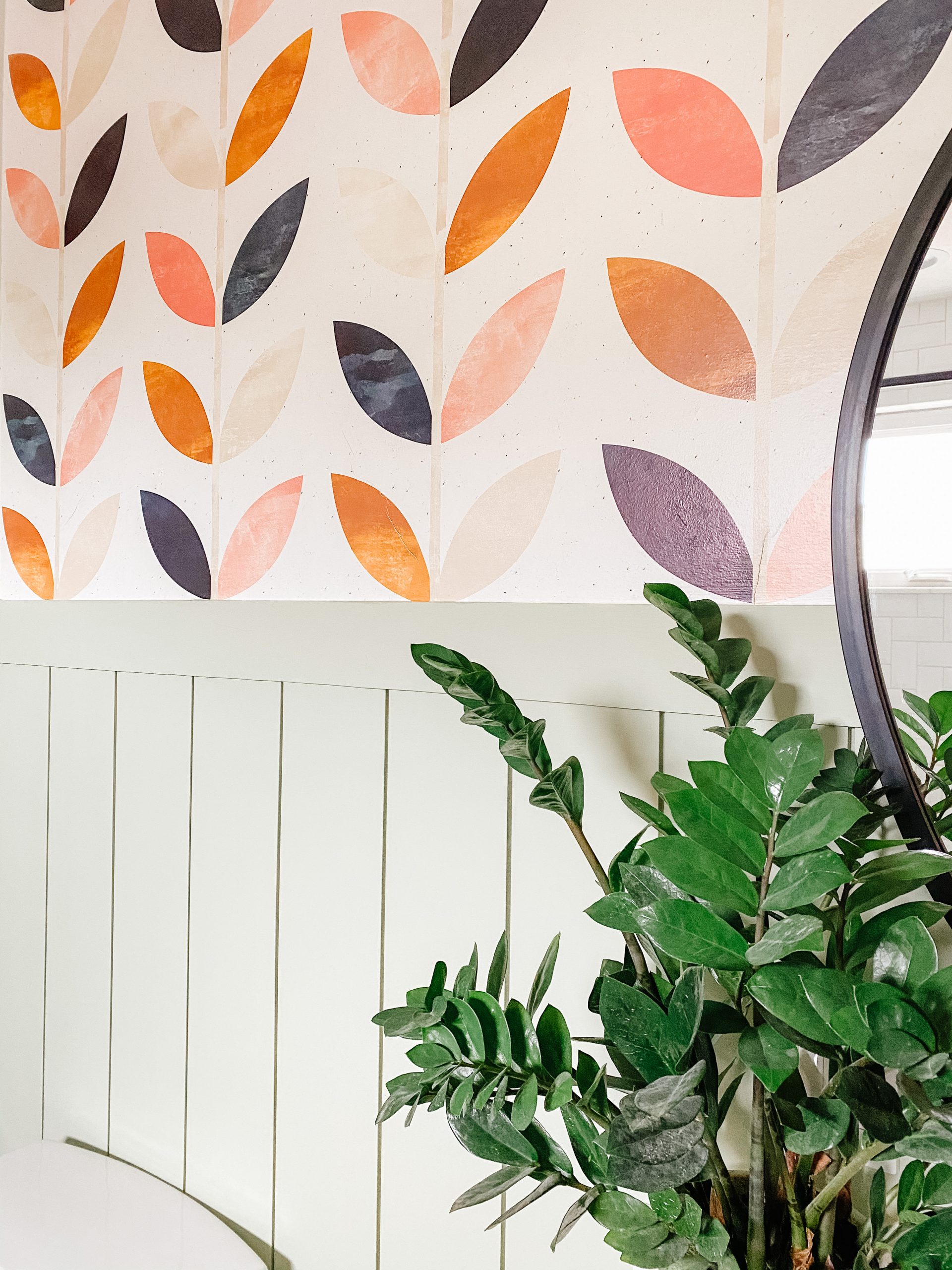 Boho Wallpaper Options & Bathroom Wallpaper Reveal - Sprucing Up Mamahood