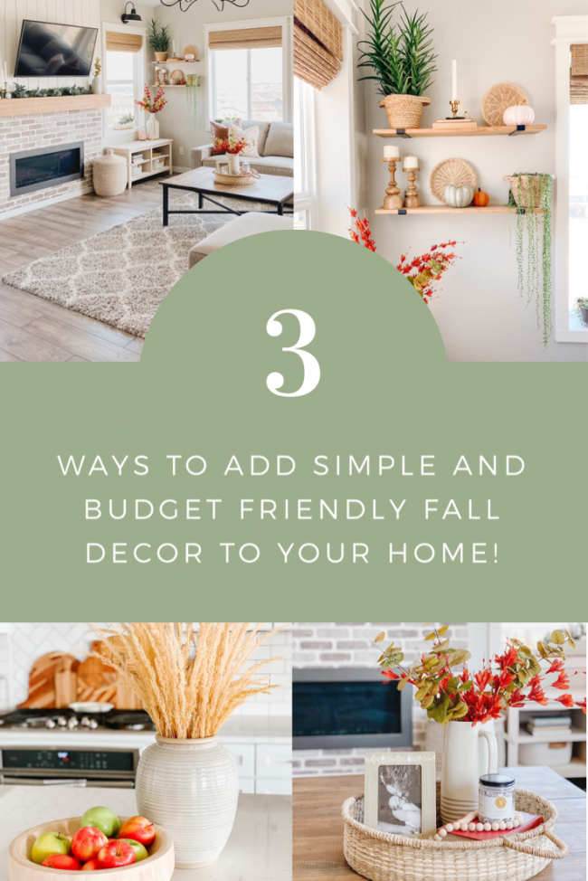 Three Tips for Simple Fall Decor - Sprucing Up Mamahood