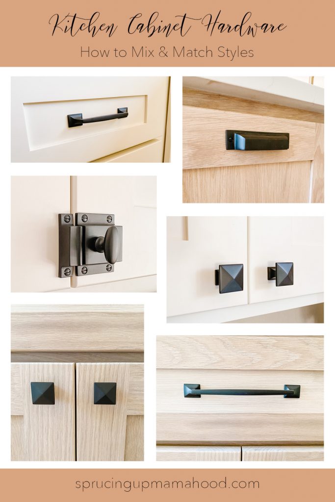 How to Mix and Match Cabinet Hardware - Sprucing Up Mamahood