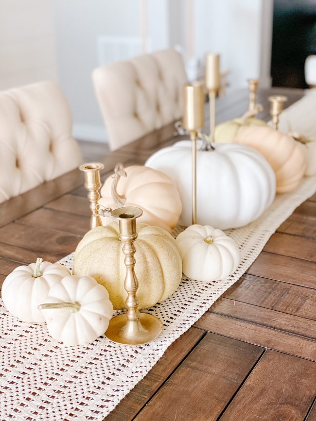 Simple Fall Centerpiece - Sprucing Up Mamahood