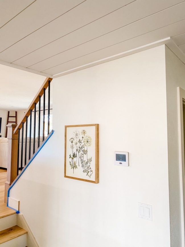 How to Cover a Popcorn Ceiling with Shiplap Sprucing Up Mamahood