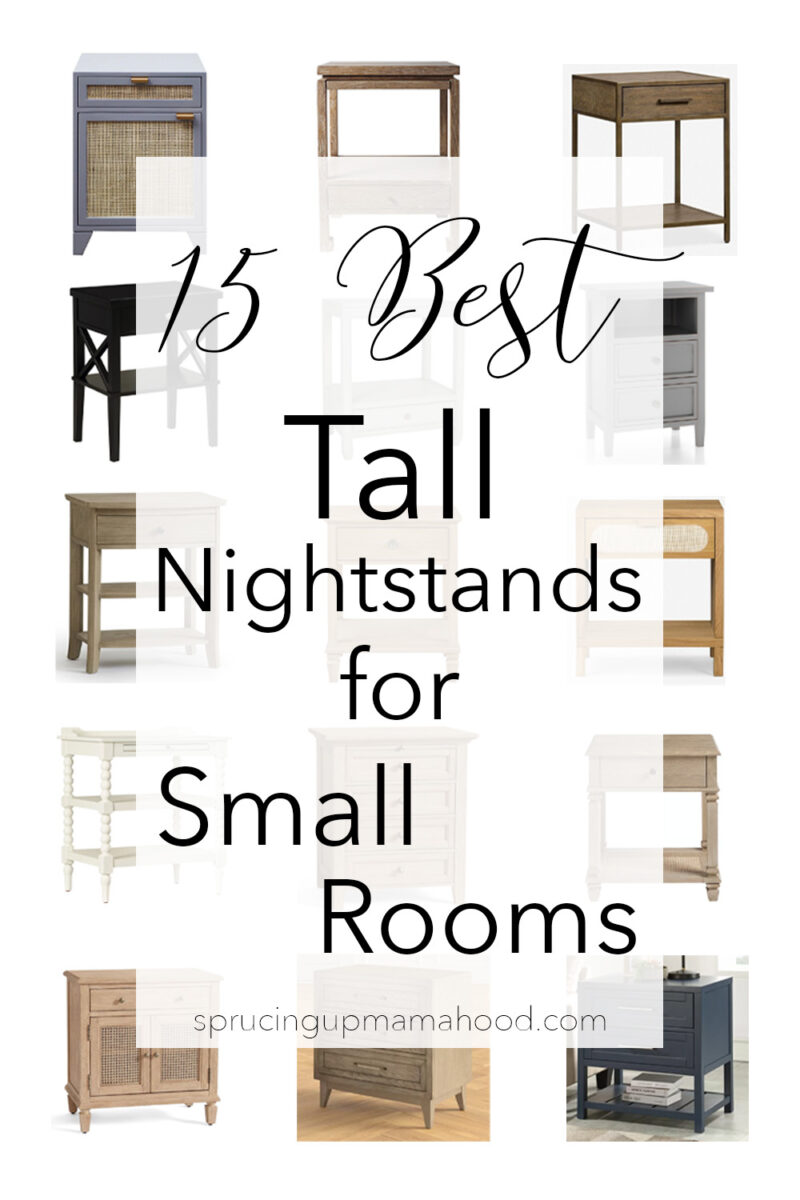 15 Tall Nightstand Ideas for Small Rooms Sprucing Up Mamahood