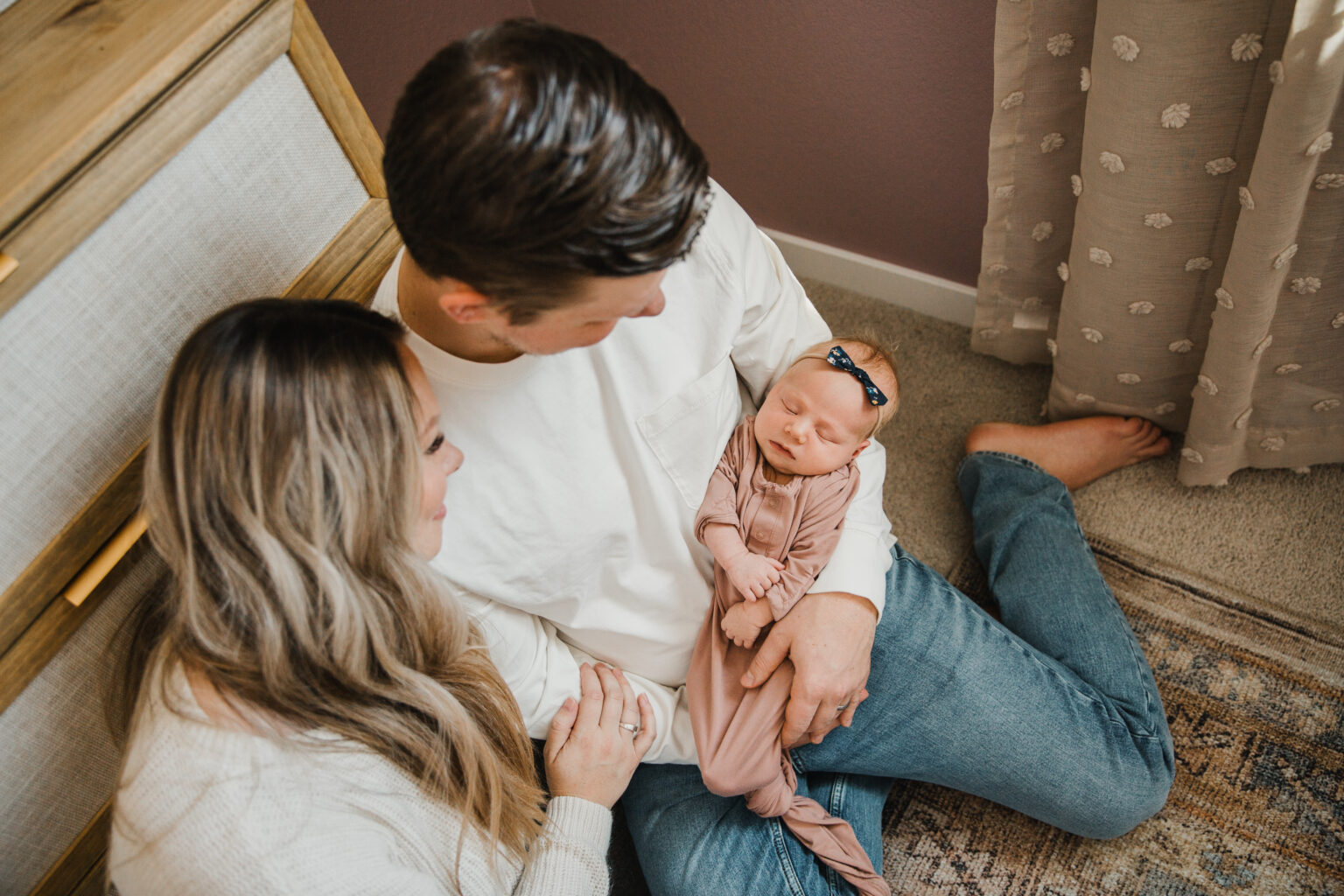 Clean up the rooms you will be taking newborn photos in (keep it to 2 or 3 rooms).