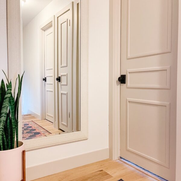 How to Majorly Update Flat Panel Doors on a Budget