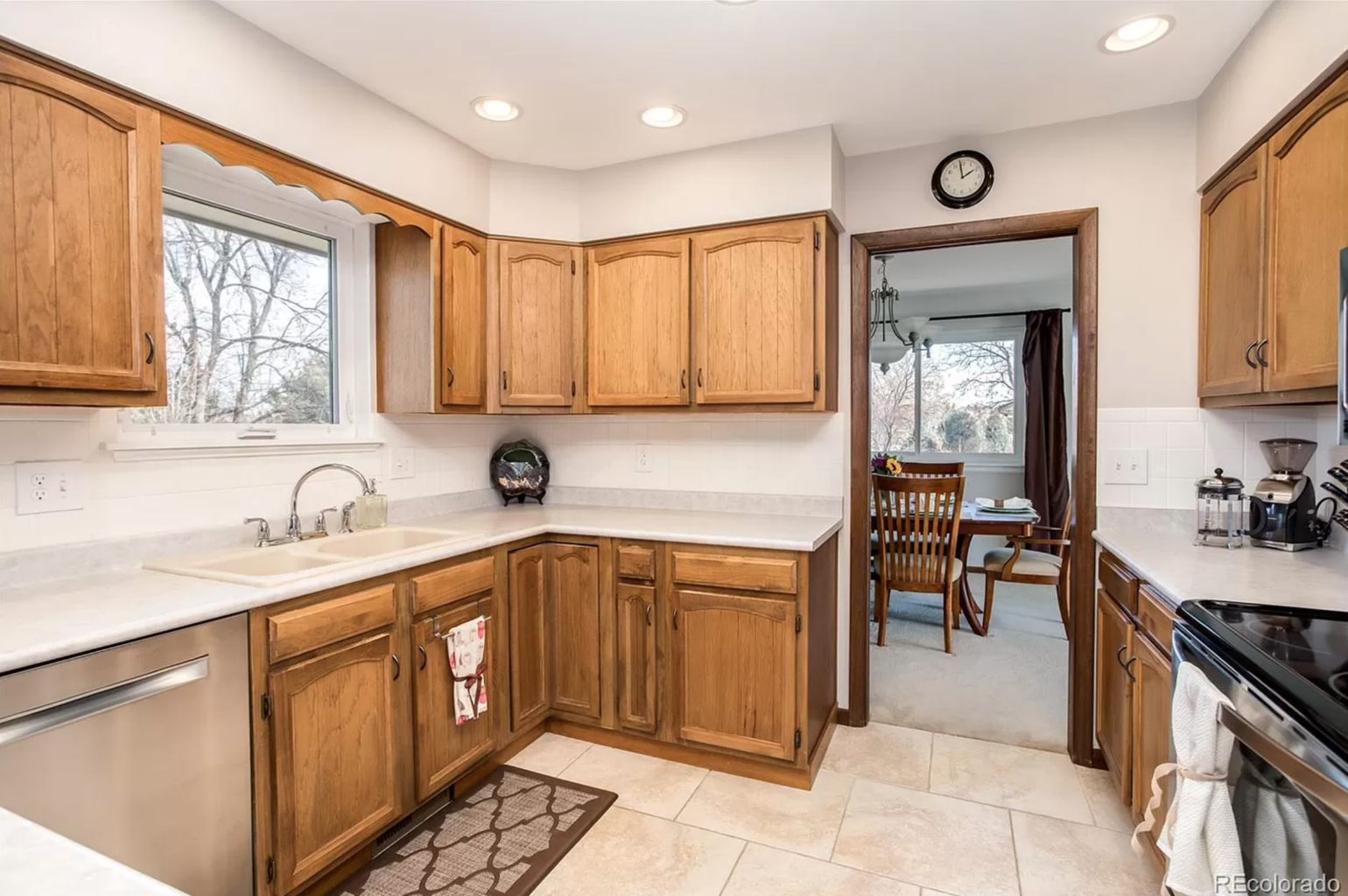 Open Kitchen Shelving and Backsplash Redo - Before and After