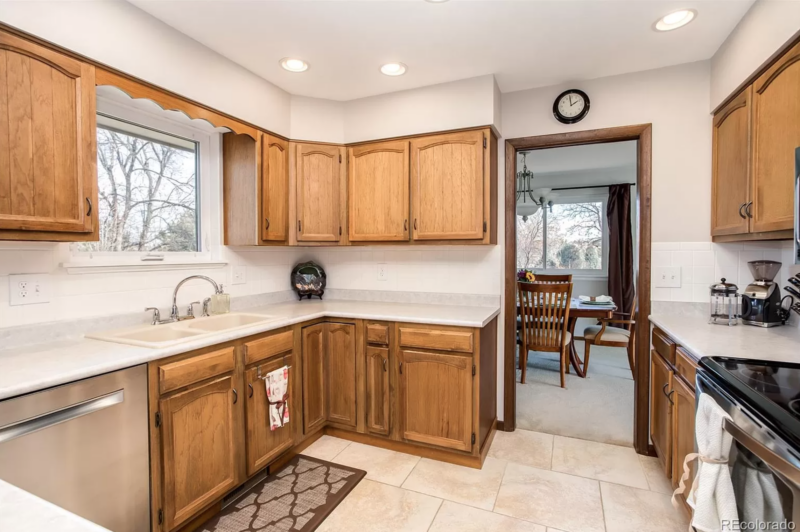 1970's Kitchen Remodel Before After