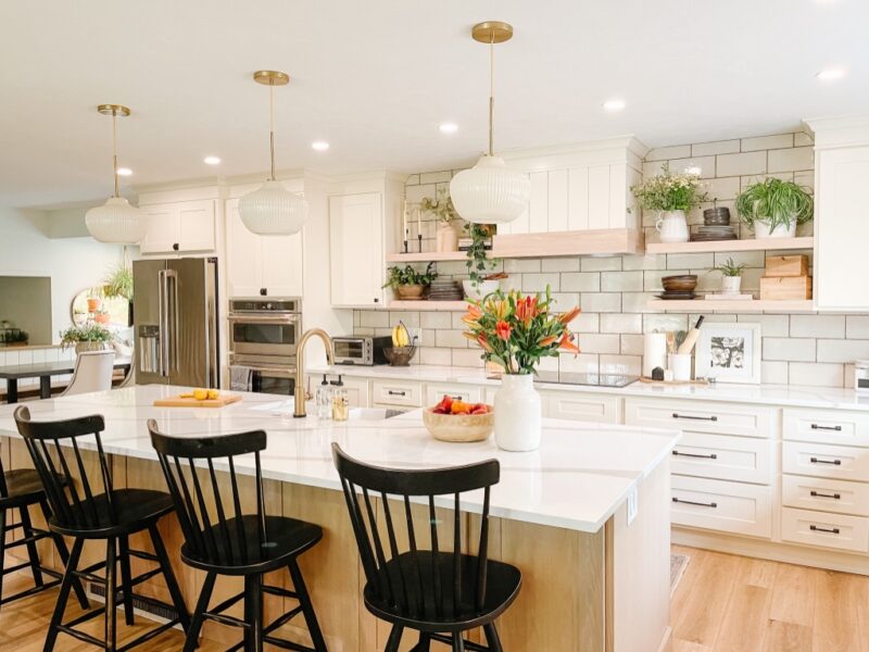 Our 1970's Kitchen Remodel - Before and After - Sprucing Up Mamahood