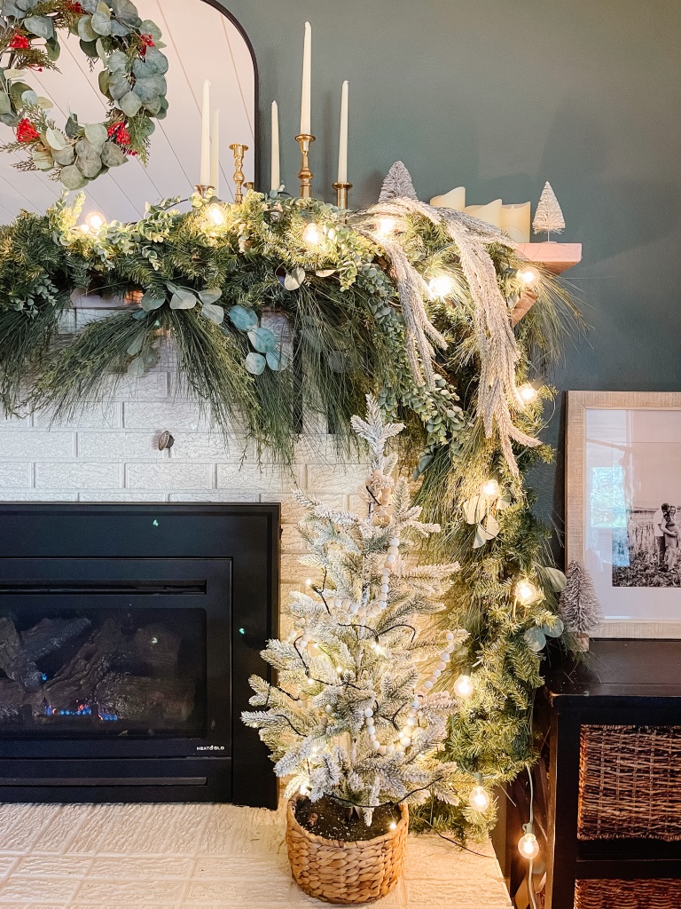 Layered Christmas Mantel Garland