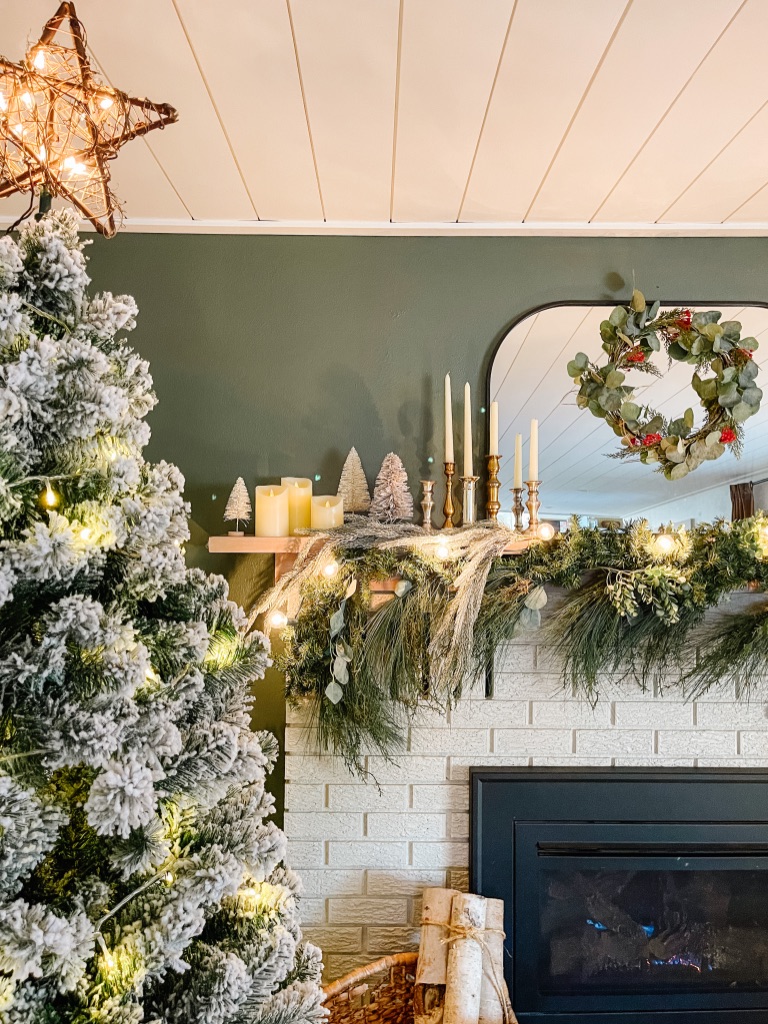 Layered Christmas Mantel Garland