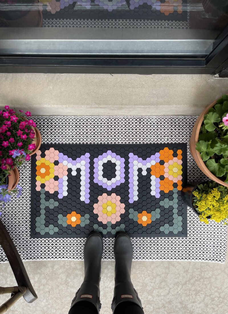 Letterfolk Tile Mat Mother's Day Design Idea at Front Porch