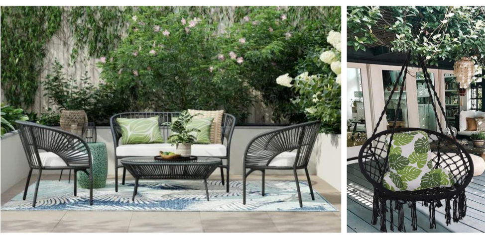Wayfair Summer 2022 outdoor furniture picks botanical oasis