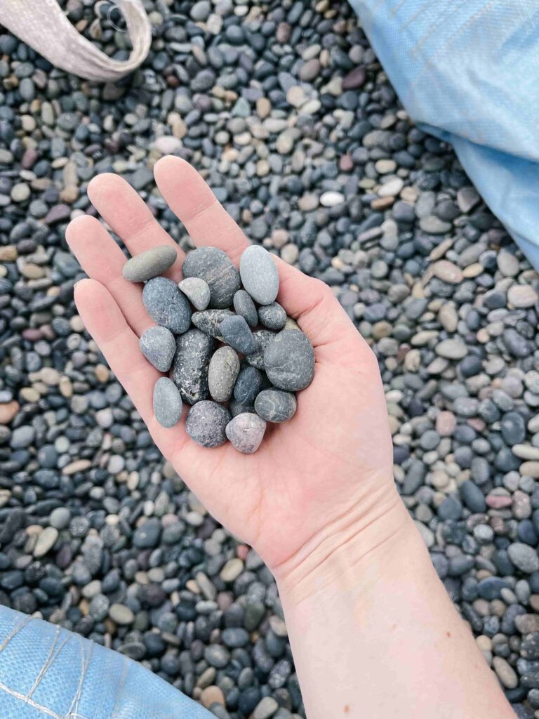 Mexican Beach Pebble Stones from Ewing