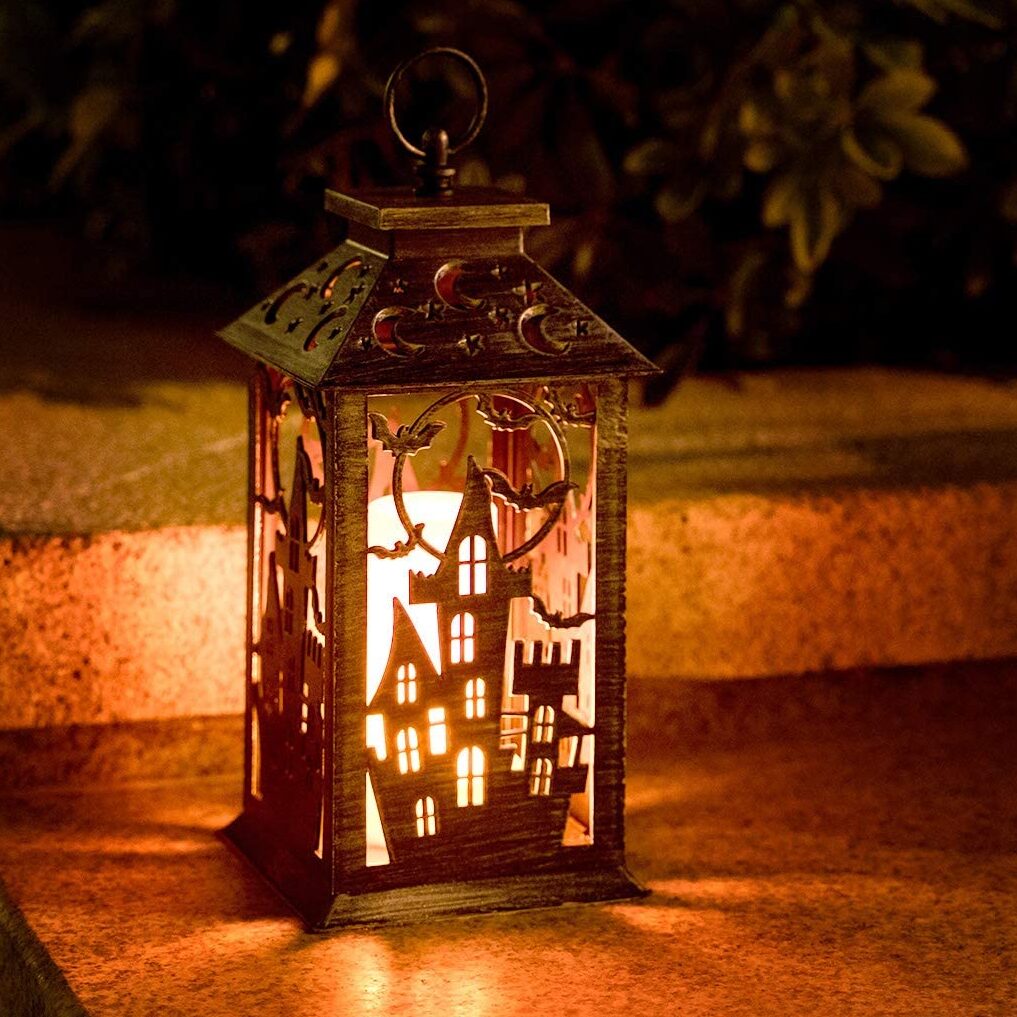 Halloween lanterns porch decor