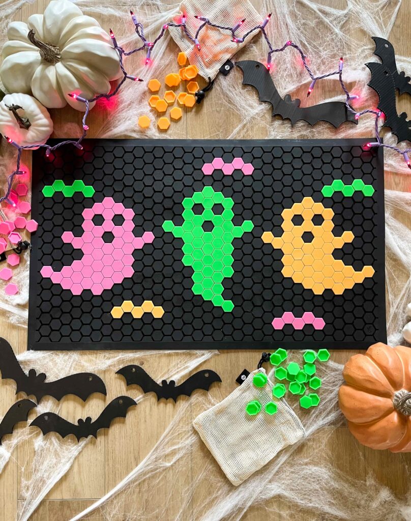 Letterfolk Tile Mat Halloween Ghost Design Idea