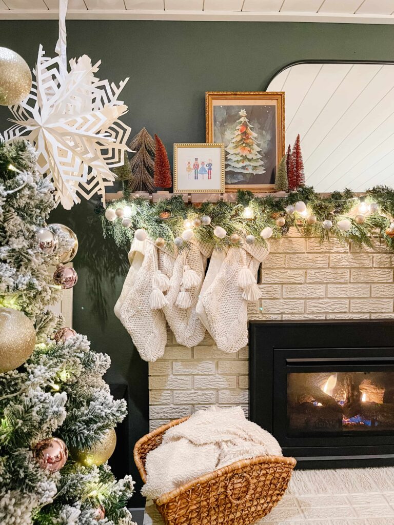Whimsical Holiday Fireplace Decor Ideas - Sprucing Up Mamahood