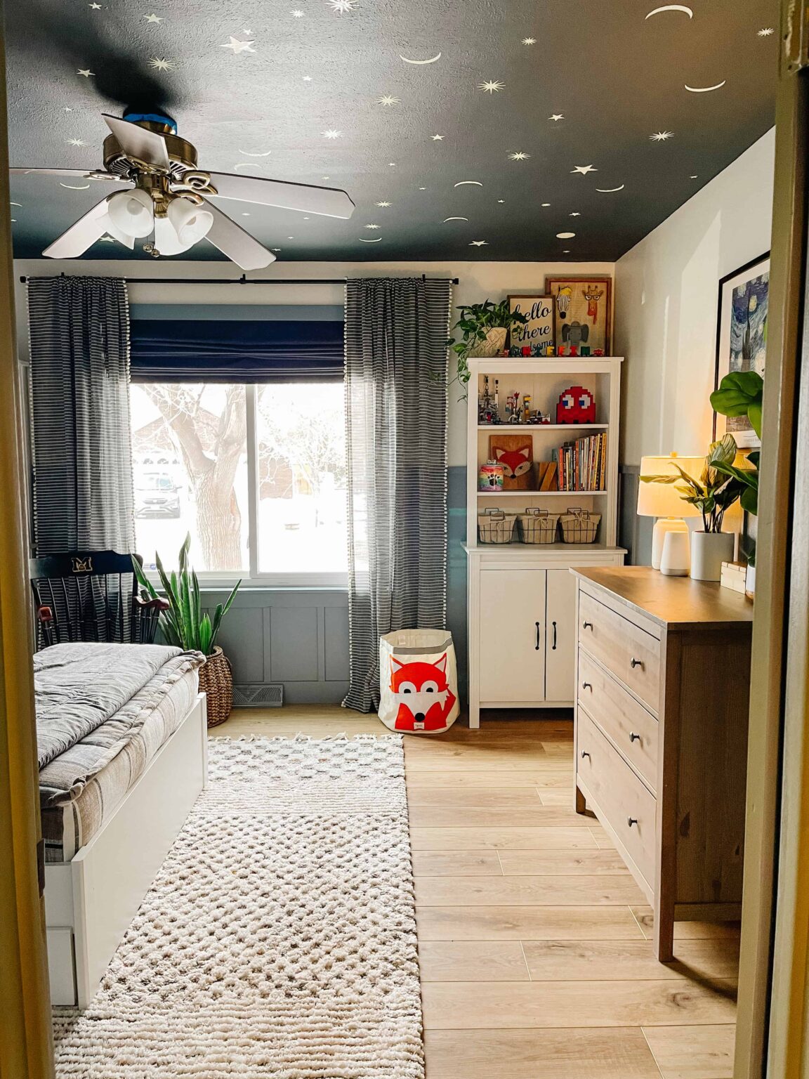 Boy Bedroom Makeover with Simple DIY Board and Batten - Sprucing Up ...