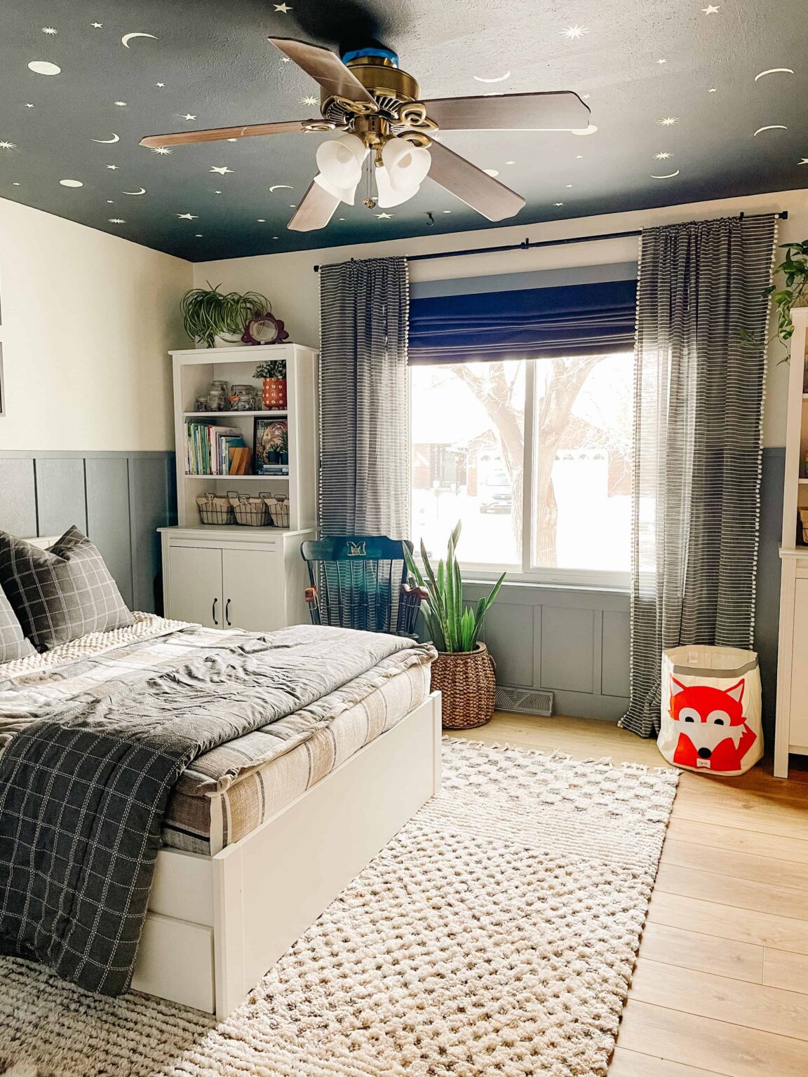 Boy Bedroom Makeover with Simple DIY Board and Batten - Sprucing Up ...