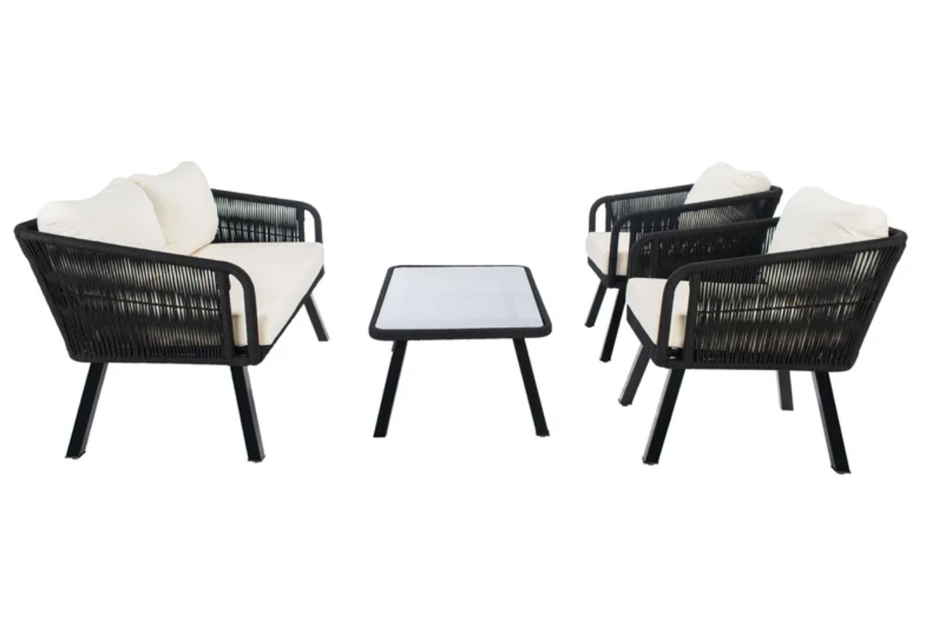 patio chair set with matching table