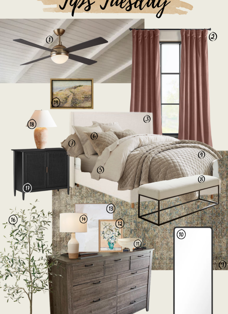 Sprucing Up Tips Tuesday – Neutral & Calm Primary Bedroom Decor Ideas