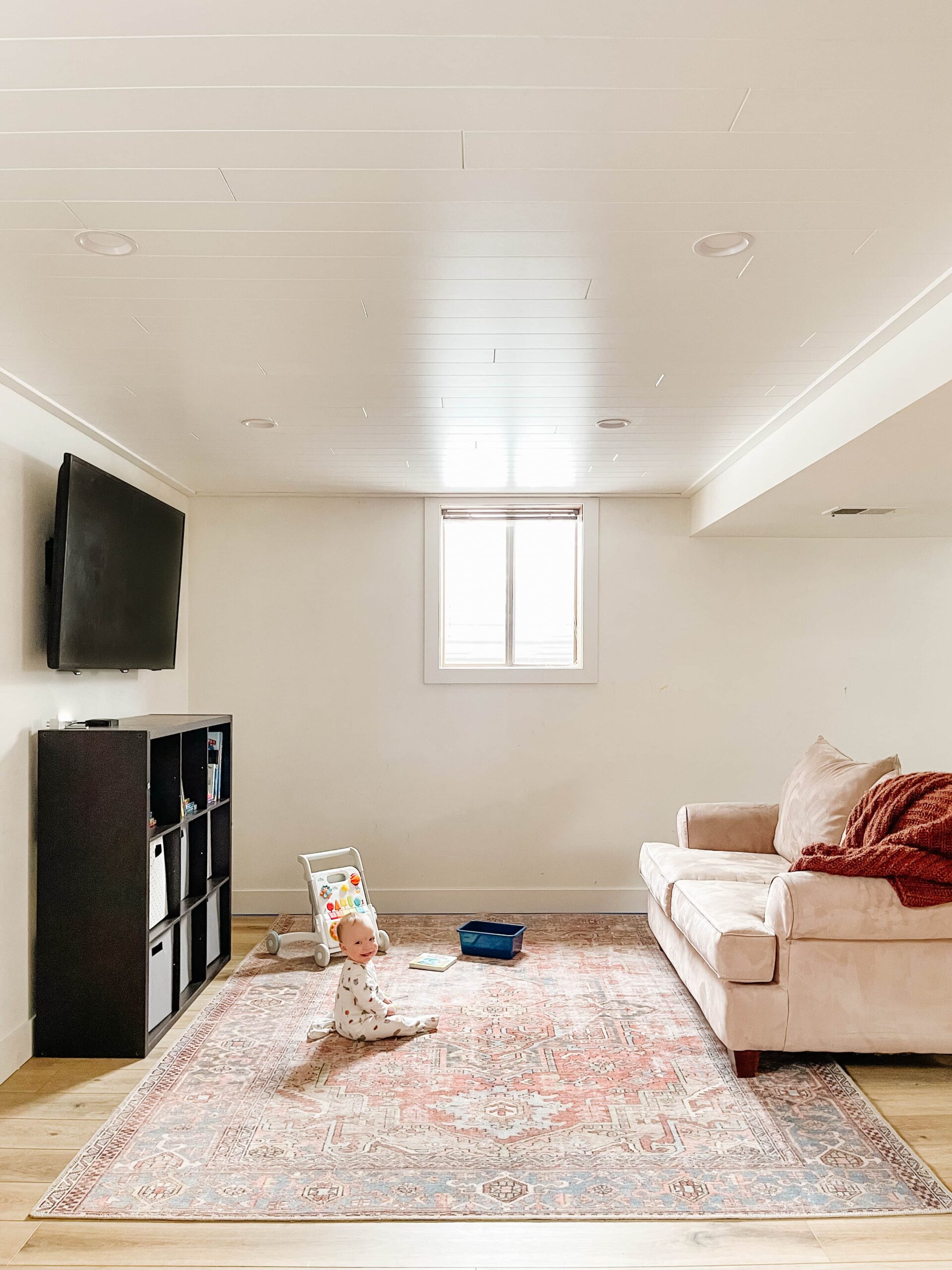 drop ceiling living room