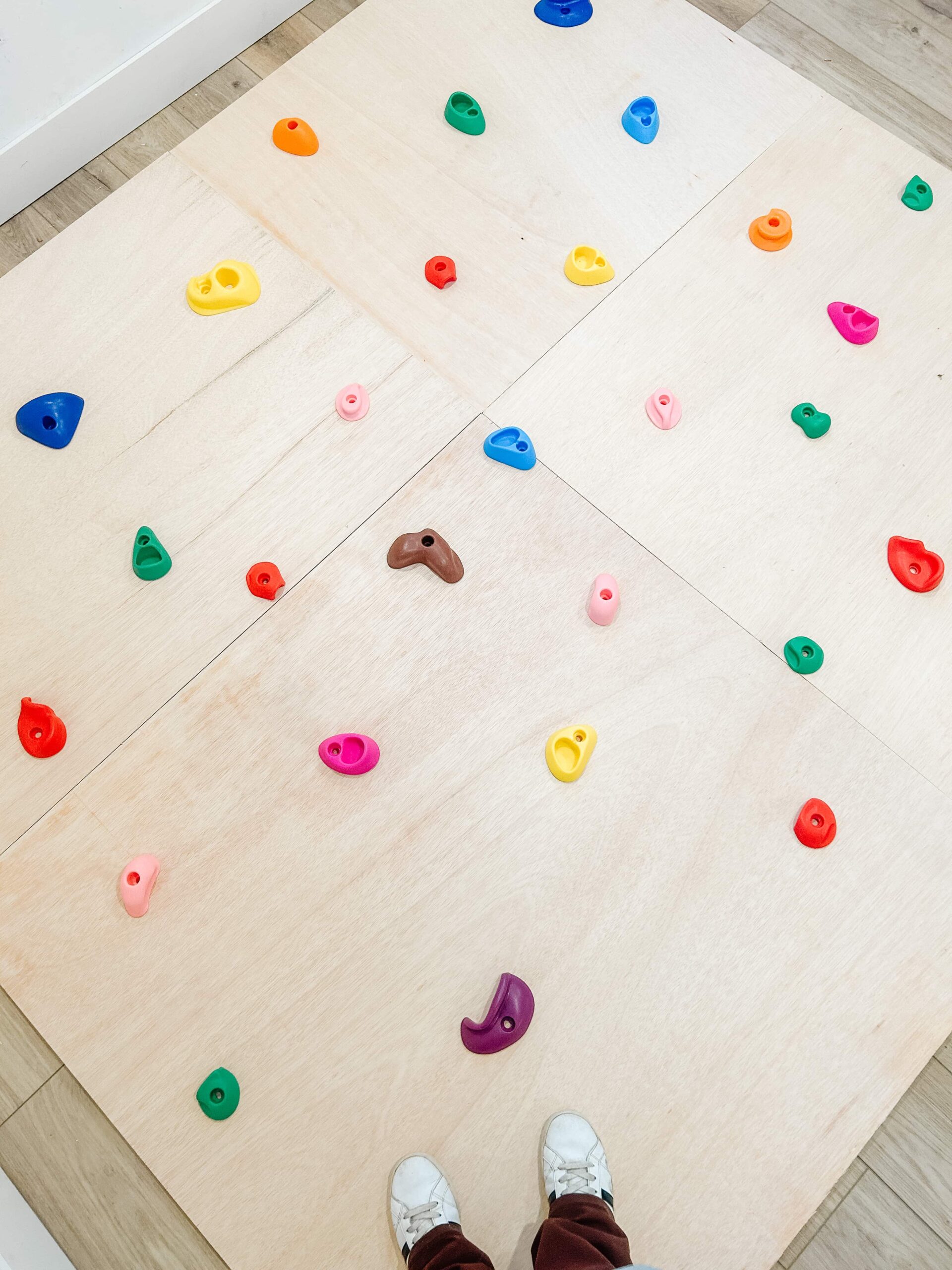 DIY Kids Climbing Wall